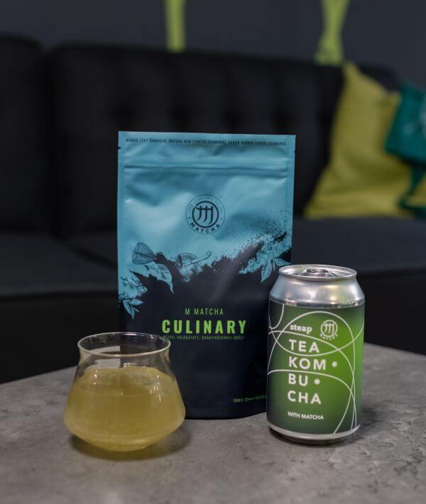 matcha kombucha díjnyertes kollab termék